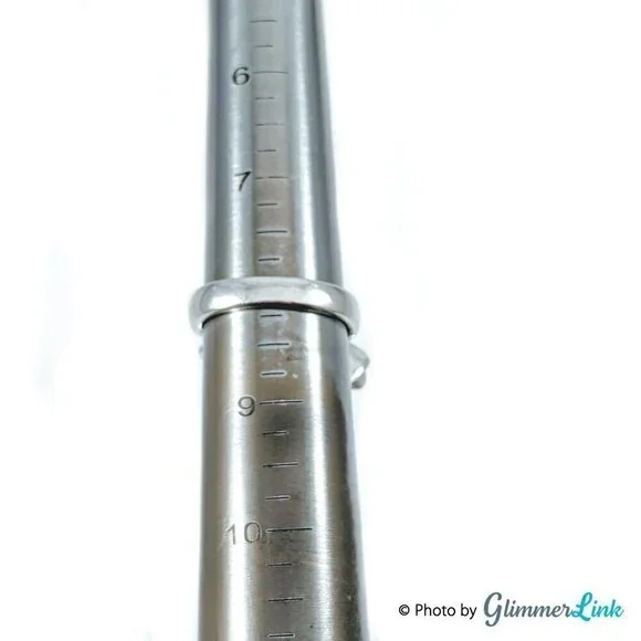 Dogwood Flower Silver Tone Ring Size 8 - Picture 6 of 7